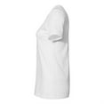 thumbnail image 2 of Gildan Ladies Softstyle CVC T-Shirt, L, White, 2 of 2