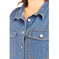 thumbnail image 4 of Vestido denim Roman Fashion Talla Extra Azul Oscuro 42, 4 of 7