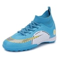 thumbnail image 3 of Zapatos de fútbol ultraligeros transpirables para hombre, botas de entrenamiento de fútbol, profesionales, antideslizantes, con picos largos, calzado deportivo de hierba, 3 of 5