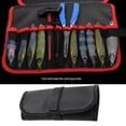 thumbnail image 2 of yingyy Bag Fishing Bait Lure Waterproof Storage Polyester Accessory Slots Pocket Adjustable Capacity Portable Convenient Blue Black, 2 of 6