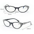 thumbnail image 5 of Reading Glasses Womens Cat Eye Bling Readers Plastic Blue Light Blocking Glasses, 5 of 5
