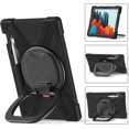 thumbnail image 4 of Estuche portátil con rotación 360 para Galaxy Tabs8/s7 Estuche de 11 "con soporte para S Pen Estuche resistente Soporte giratorio Correa de mano Correa de transporte para hombro Cubierta par, 4 of 5