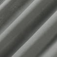 thumbnail image 3 of Archaeo  Cotton Blend Button Semi-Sheer  Tab Top Single Curtain Panel, 1 Panel, Gray, 40”W x 63"L, 3 of 8
