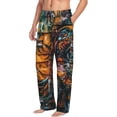 thumbnail image 6 of Fuzoiu Colorful Graffiti Abstract Eye Print Men's Pajama Pants,Lounge Pants for Men,Lounge PJ Bottoms,Sleepwear Pants with Drawstring Pockets -Medium, 6 of 6