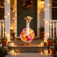 thumbnail image 4 of Porch Goose Clothes, Spring Holiday Decoration Set for 23 Inch Lawn Goose, Outdoor Garden Accessory, Multicolor Polyester Costume for Patio Yard Decor, 4 of 6