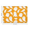 thumbnail image 5 of Orange Halloween Cute Ghosts Flannel Non Slip Door Rugs,Washable Door Mats Indoor,Decorative Door Mats,Dirt-Resistant and Absorbent Doormat for Entrance,Bedroom,Kitchen,Bathroom,23.5x16in(60x40cm), 5 of 5