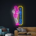 thumbnail image 4 of Handmadetneonsign Tattoo Girl Neon Sign, Tattoo LED Light, Tattoo Spa Led Sign, Ink Studio Neon, 4 of 5