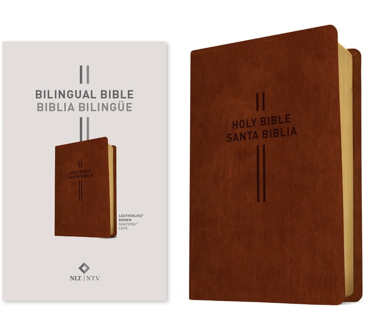 Santa biblia english español 聖書 NLT Bilingual Bible/Biblia Bilingue NLT/NTV - Hard Cover - Black