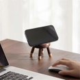 thumbnail image 4 of Nuevo y bonito soporte universal portátil de madera maciza para teléfonos móviles, tabletas y lectores electrónicos., 4 of 5