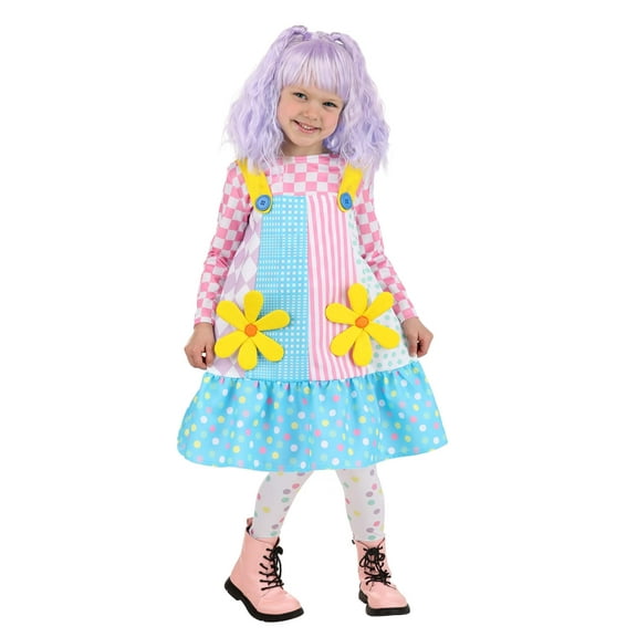 Toddler Pinafore Clown Costume