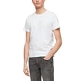 thumbnail image 3 of s.Oliver Camiseta para hombre, pack de 4 - Básica, cuello redondo, algodón, lisa Blanco XL (X-Large), 3 of 5