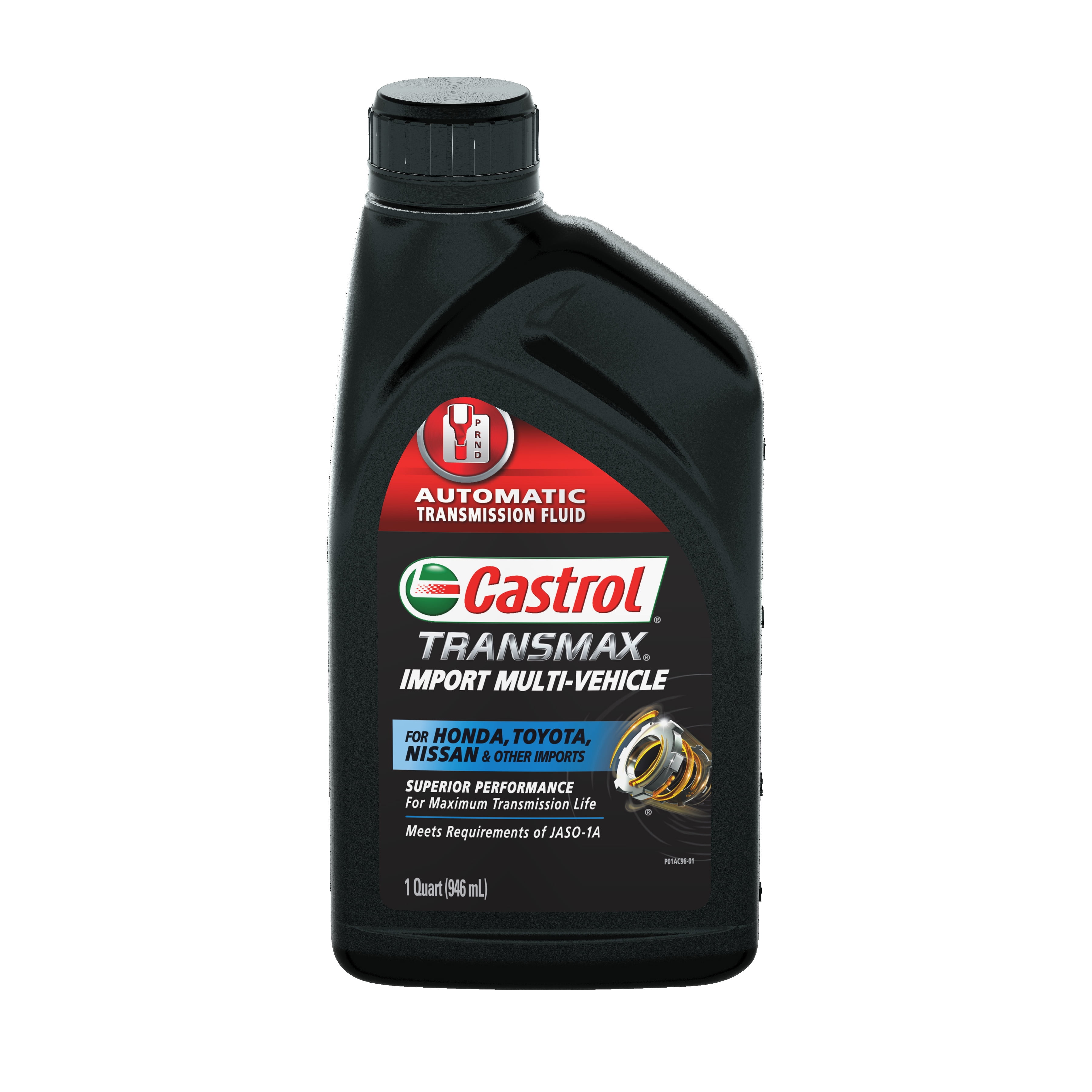 Castrol Transmax Import Multi-Vehicle Automatic Transmission Fluid, 1 Quart
