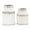 White Solid S/2 11", 14"H, variant on DecMode White Metal Decorative Vase, Set of 2 11"W, 20"H