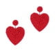 thumbnail image 3 of 1 par de pendientes de corazón para San Valentín, accesorios para las orejas, pendientes largos para niña, joyería, 3 of 6