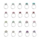 thumbnail image 1 of 20Pcs Simulation Diamond Ring Girls Finger Rings Playthings (Random Color), 1 of 3