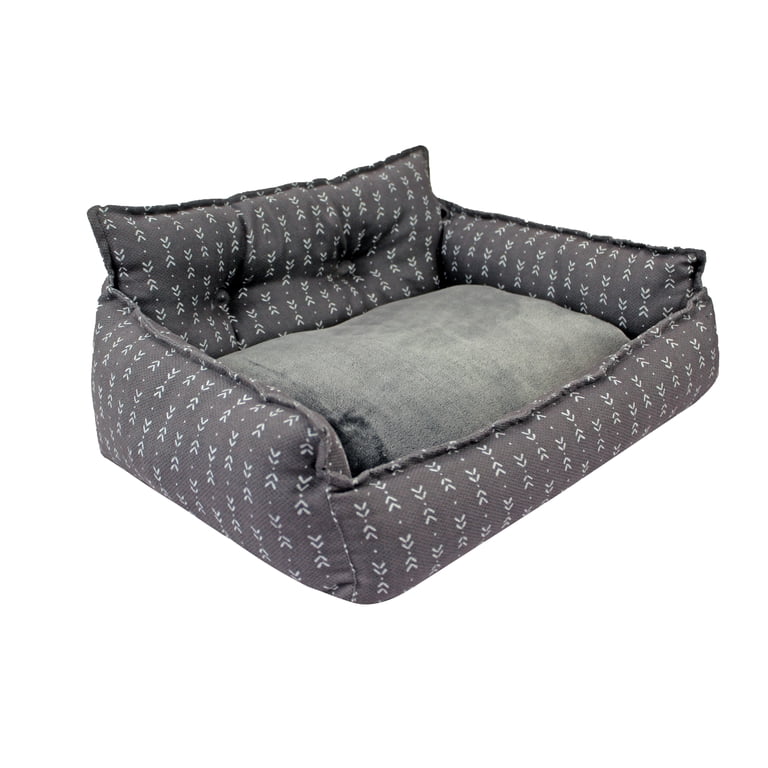 Vibrant Life Small Lounger Pet Bed, Gray, 21" x 17" photo 8