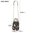 thumbnail image 2 of FORMRS Crossbody Bag for Women Quilted Travel Shoulder Cell Phone Purse with Chain Strap Handbag, Purple Halloween Ghosts, 2 of 7