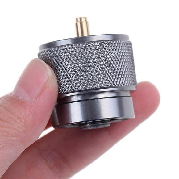 1 Pc Outdoor 1 Lb. Stove Tank Adapter Gas Propane Cylinder Coupler Canister Valve Flat Gas Tank Adapter Burner Conversion Head