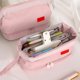 thumbnail image 1 of Organizador de bolsa de papelería de gran capacidad • Bolsa de maquillaje multicapa • Almacenamiento portátil con cremallera para suministros de oficina, viajes y cosméticos, 1 of 6