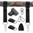 thumbnail image 1 of Hammock Strap, 1.5m Tree Swing Strap, with 2 D-Rings, Carabiners and Protective Padding for Trees, Hammock Tree Attachment, for Garden Hammock Swing, 1 of 4