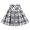 Black White, variant on Girls Skirt Back School Uniform Pink Tartan Skirt 4-5 Years