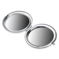 thumbnail image 4 of HILABEE 2x Travel Folding Metal Mirror Pocket Handbag Compact Comestic Makeup Mirror, 4 of 7