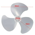 thumbnail image 6 of 16 Inch Household Plastic Fan Blade Three Leaves With Nut Cover For Pedestal Home Improvement In Stock Wholesale, 6 of 9