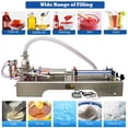 thumbnail image 4 of TECHTONGDA Paste Liquid Filling Machine Pneumatic 100-1000ml Stainless Steel Dual-Purpose Piston Filler Dispenser with 2 Nozzles, 4 of 11