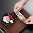 thumbnail image 3 of nipocaio Stainless Steel Garlic Press Rocker Garlic Crusher (1 Piece, Silver), 3 of 5