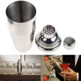 thumbnail image 3 of Ensemble de Shaker à Cocktail, Ensemble Professionnel de 6 Pcs en Acier Inoxydable pour Bar à Cocktail Incluant Shaker à Cocktail de 750 ml, Piston, Cuillère de Mélange, Double Jigger Mind Mesure, Vitesse, 3 of 6