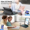thumbnail image 2 of Funda con Teclado JUQITECH para Samsung Galaxy Tab 14.6" Ultra, 2 of 9