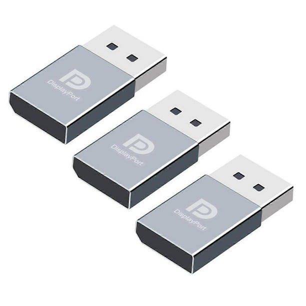 3Pcs 4K Dummy Plug DP Virtual Display EDID Headless Ghost Emulator ...