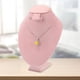 thumbnail image 3 of Busto de joyería de terciopelo, expositor de collares, modelo de exhibición de collares, busto de joyería Con soporte para pendientes L, 3 of 9