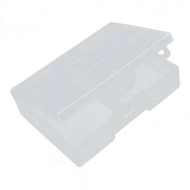 Bunblic 2xClear AA Plastic Battery Storage Case/Organizer/Holder Holds 24x AA , Clear, 2 Pcs