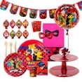 thumbnail image 2 of Set de Máscaras para Fiesta Mighty Mojo de Miraculous Ladybug 10 piezas, 2 of 7