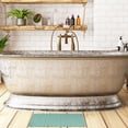 thumbnail image 5 of Shower Mat Non Slip Anti Mold Shower Mat, Secure Shower Mats Easy to Clean, Showers Mat with Suction Cup, Washable Non-Slip Bathtub Mats for Inside Showers Green 28*14 In, 5 of 5