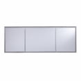 thumbnail image 2 of Matte Silver Mirrored Desk, 2 of 9