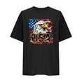 thumbnail image 5 of VerPetridure American Flag Shirts for Women 4th of July Tops USA Print T Shirt Casual Short Sleeve American Proud T-Shirt Tops, 5 of 8