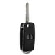 thumbnail image 1 of Cuque 2 botones Car Control remoto Flip Plegable Estuche de llavero Shell con cuchilla sin cortar Carcasa de carcasa de llave en blanco Carcasa para Suzuki Swift Grand Vitara Alto Color negro Khall QC24692, 1 of 6