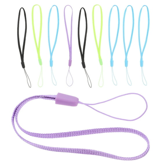 Soimiss 10Pcs Hand Wrist Strap Lanyard for USB Flash Drive Mixed Color Assorted