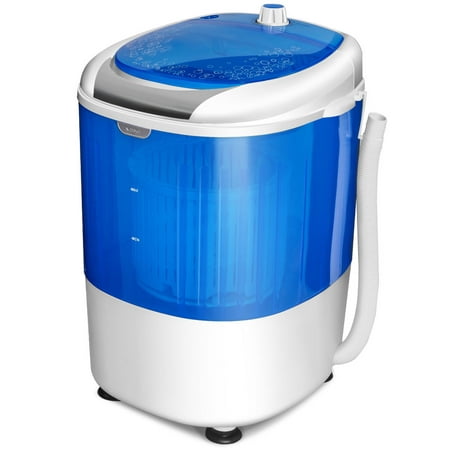 Portable Laundry Washing Machine - Great for Travel, Camping, and RVs -  Mini Compact Washer for Delicate Fabrics and Small Loads - Includes  Strainer