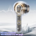 thumbnail image 3 of TEEPOCH Auriculares Traductores con IA Bluetooth 5.4, 144 idiomas, 3 of 8