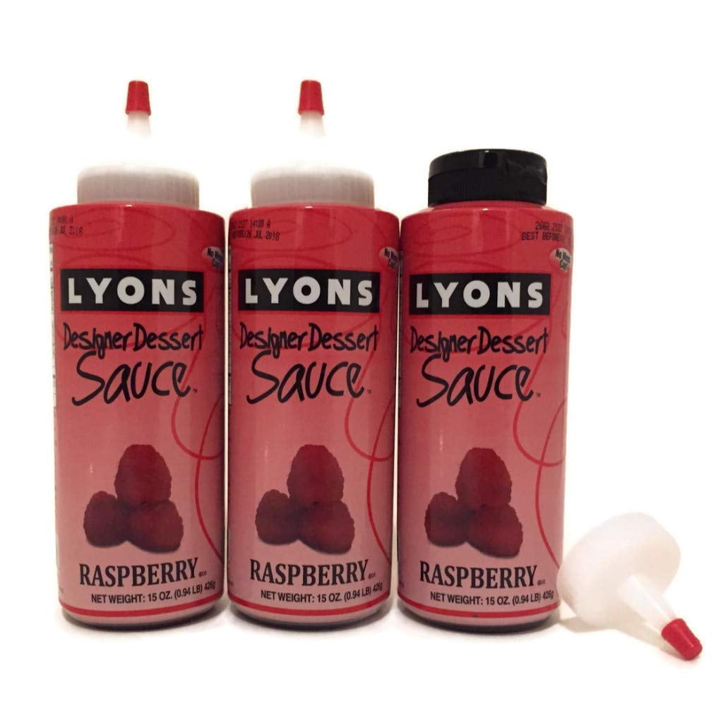 Raspberry Syrups Lyons Dessert Sauces with Designer Tips (15 Ounces