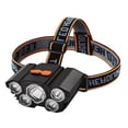 thumbnail image 3 of SUTENGDA 1PC 5 LED Headlamp Rechargeable  Waterproof  USB Head Flashlight  Camping And Fishing Headlight For Home Outdoor Emergency Lantern, 3 of 7
