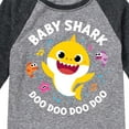 thumbnail image 3 of Baby Shark - Baby Shark Doo Doo Doo Doo - Toddler And Youth Raglan Graphic T-Shirt, 3 of 5