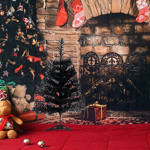 HOZADOIE Clean Brush Home Decor Snow Flocked Christmas Tree Hinged Artificial Pines Tree,Branch Tips Easy to Instal,Mini Christmas Tree Christmas Decorations
