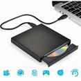 thumbnail image 1 of External CD DVD Drive,USB 2.0 Slim Protectable External CD-RW Drive DVD-ROM Player for Laptops ,Wide Compatibility, 1 of 6