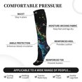 thumbnail image 3 of Bixox colorful flames dinosaur Print Compression Socks,Compression Socks Women & Men Circulation for Medical,Running,Athletic, 3 of 7