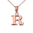 thumbnail image 1 of INITIAL PENDANT NECKLACE IN ROSE GOLD, 1 of 1