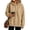 AW23-Camel, variant on Lumtrix Hoodies For Women Zip Up Oversized Sweatshirt Fall Winter Casual Zipper Lightweight Cute Track Jackets With Pockets Light Gray M